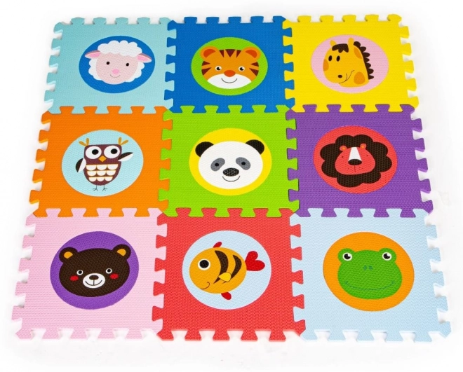 ECOTOYS Pene puzzle Živalske glavice (29x29)