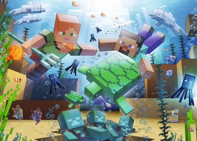 Sestavljanka Minecraft Mozaika 1000 kosov