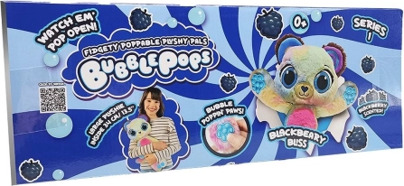 Bubble Pops dišeča plišasta igrača – robidasti medvedek