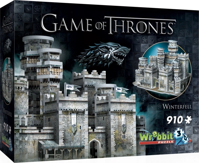 WREBBIT 3D sestavljanka Igra prestolov: Winterfell 910 kosov