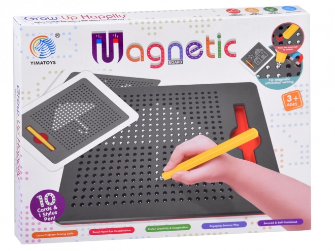 Kreativna tabla z magnetnimi kroglicami
