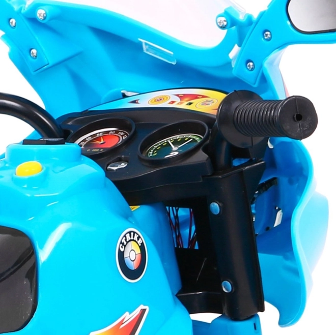 Tricikel BJX-088 električni motocikel + zvoki + luči – Modra