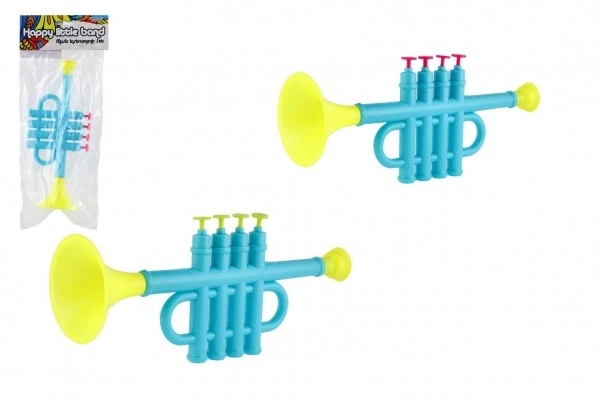 Trubka/Trumpeta plast 25 cm 2 barvi v vrečki