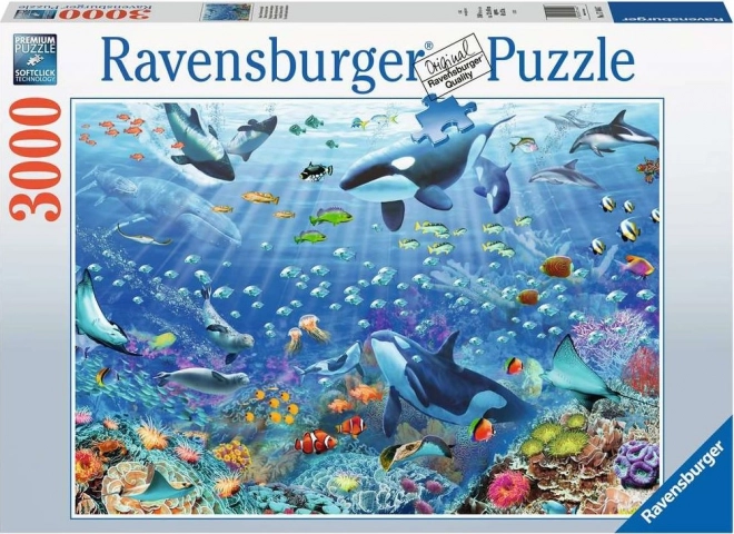 Ravensburger sestavljanka barviti podvodni svet 3000 kosov