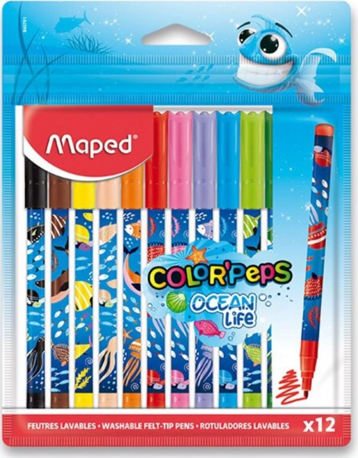Fixy Color'Peps Ocean Life urejene 12 kos