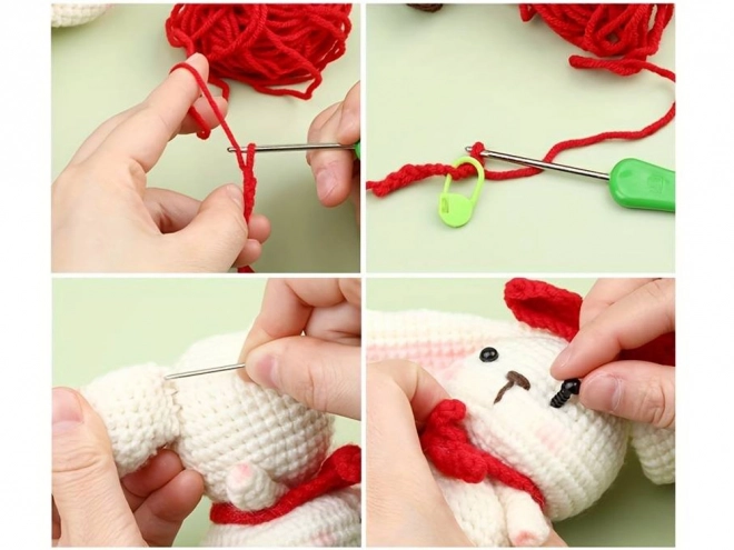 Kreativni komplet za izdelavo igrače DIY zajček