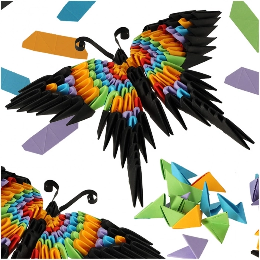 Alexander ustvarjalni komplet Origami 3D metulj