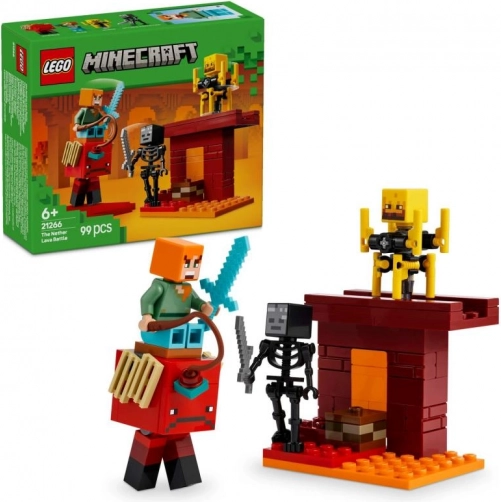 LEGO Minecraft bitka na mostu v Netherju