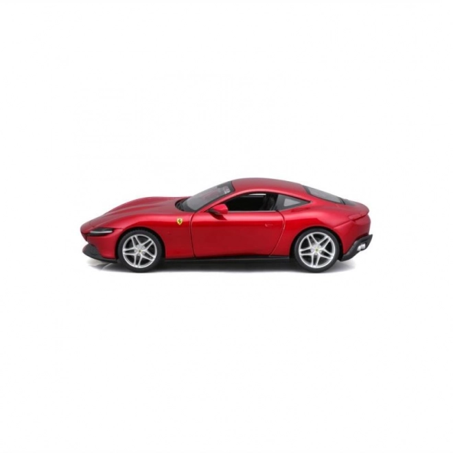 Kovinski avtomobilček Ferrari Roma v rdeči barvi