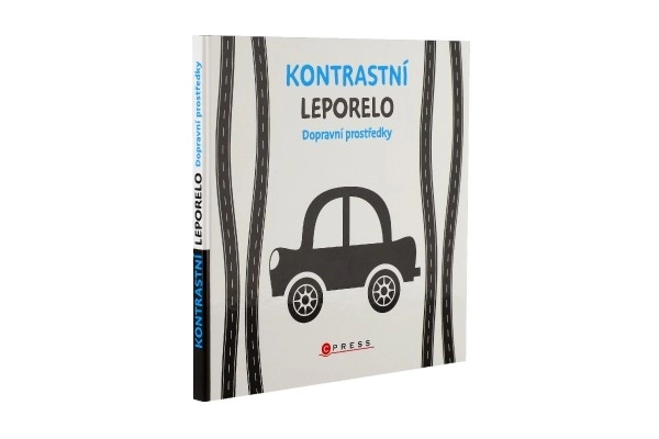 Kontrastna kartonka prevozna sredstva 15,5x15cm 0m+
