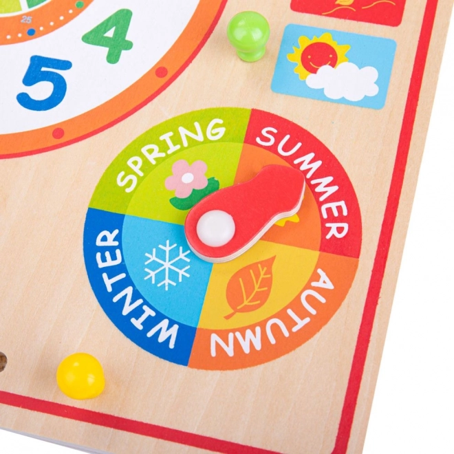 Bigjigs Toys Koledar z uro