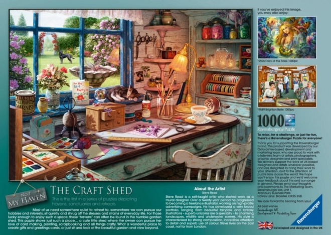 RAVENSBURGER Sestavljanka Obrtna delavnica 1000 kosov