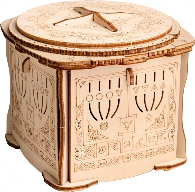 Lesena miselna sestavljanka Secret Lock Box podjetja EscapeWelt