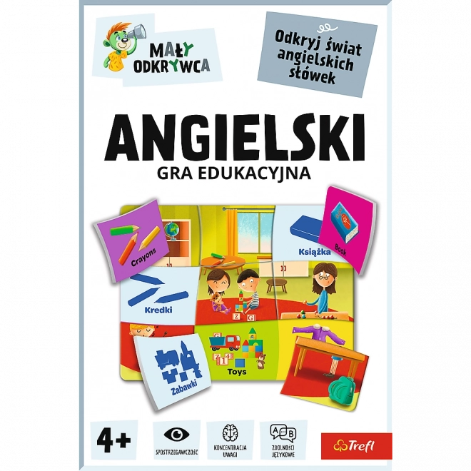 Mali odkrivalec - Poučna igra angleščina Trefl