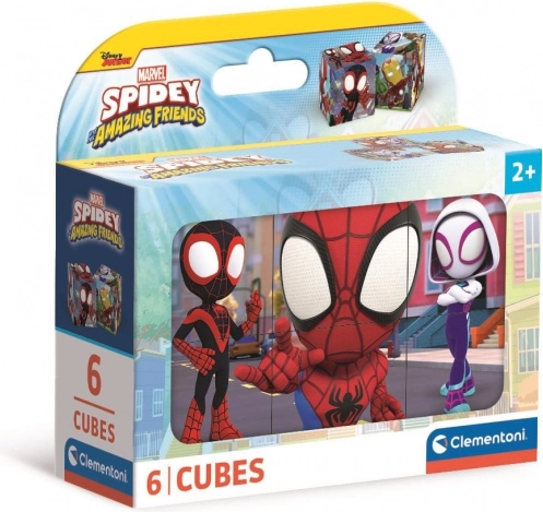 Slikovne kocke SPIDEY in njegovi osupljivi prijatelji – 6 kock