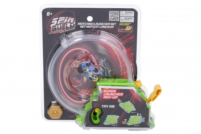 Spin and Build izstrelitvena naprava z dvema motorčkoma