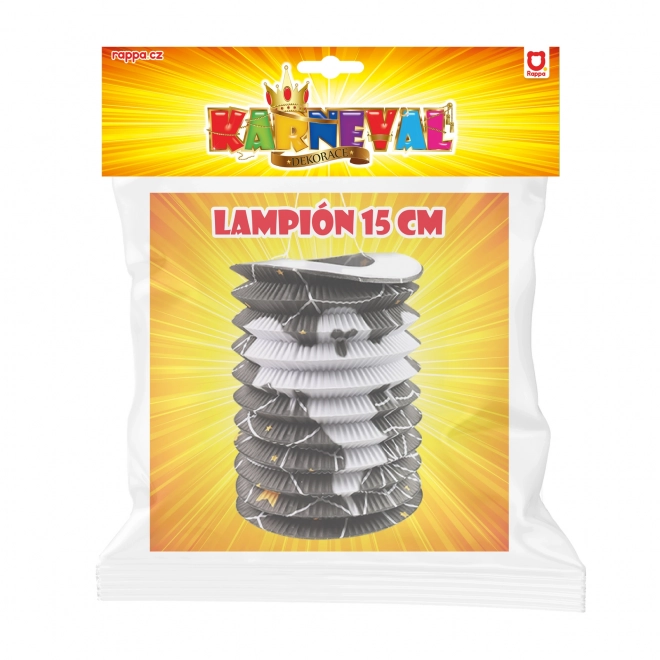 Lampion črni Halloween duh 15 cm