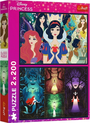 Sestavljanka 2×200 kosov Disney PRINCESS – Čarobne princese