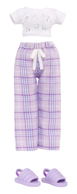 Rainbow High Junior fashion punčka v pižami - Violet Willow