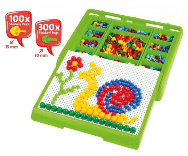 Mozaik kovček, 400 kos, barvita