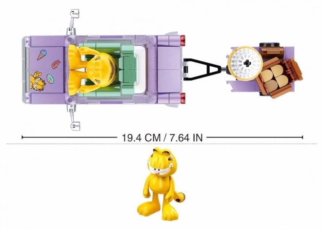 Garfieldova nora vožnja - komplet Sluban
