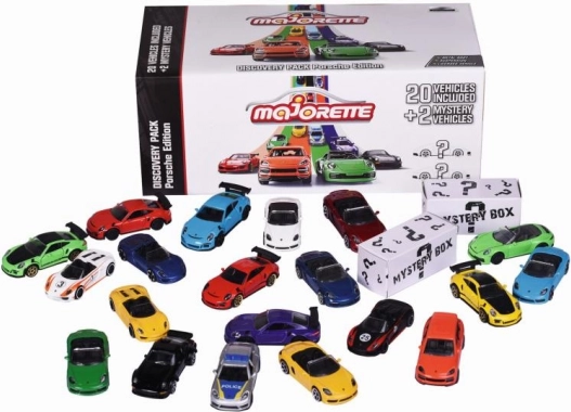 Set avtomobilčkov PORSCHE Discovery 1:64 (20 + 2 presenečenji)