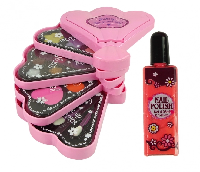 Roza kozmetična torbica za senčila Gloss Pink