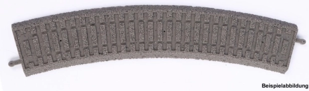 PIKO podloga za lok tirne zavoje R2 7,5° V10, 422 mm (H0)