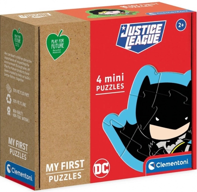 Moje prve sestavljanke Justice League 4v1 od Clementoni