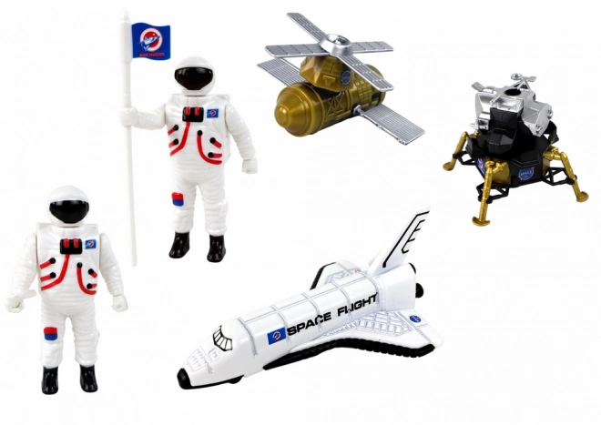 Set figur Vesoljski tovornjak Raket - 15 delov