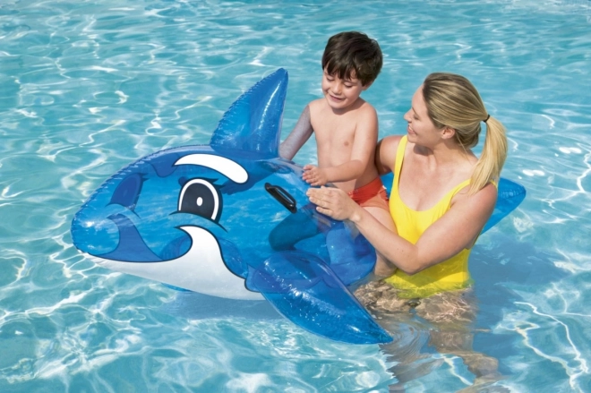 Plavajoči delfin z ročaji Prozoren 1,57 m x 94 cm