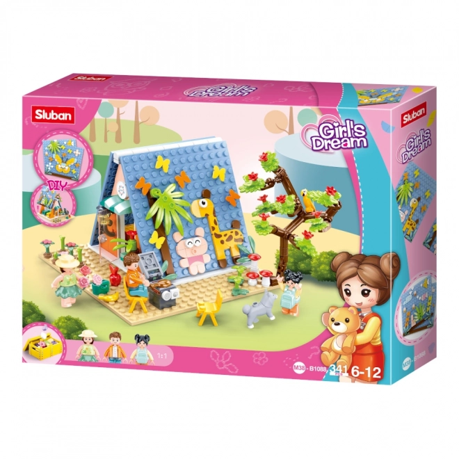 Sluban Girls Dream Kampiranje Gradbeni Set