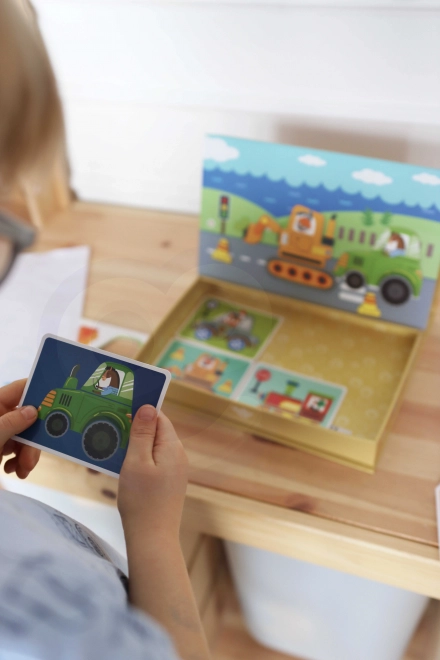 Tooky Toy Magnetna Montessori Omara z 80 Deli