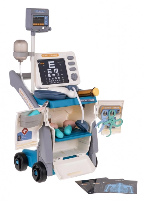 Medicinski komplet z EKG + dodatki Modra