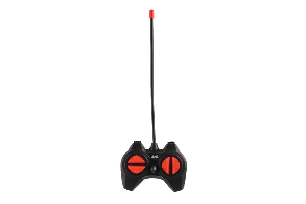 Auto RC terenski 14cm plast 27MHz na baterije s svetlobo v škatli 20x11x10cm