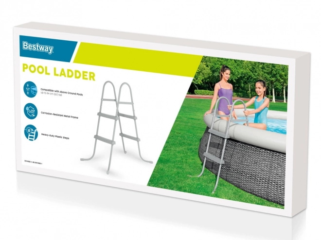 Bestway kovinska lestev za bazen 84 cm