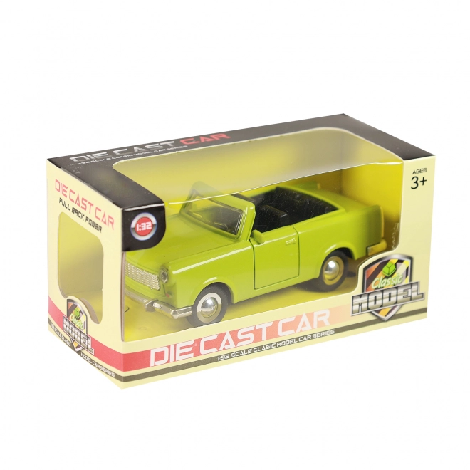 Avto kovinski trabant kabriolet