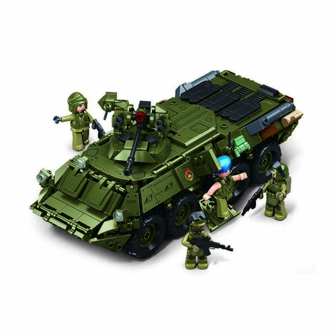 Komplet tank BTR-80AS IFV od Sluban v merilu 1:35
