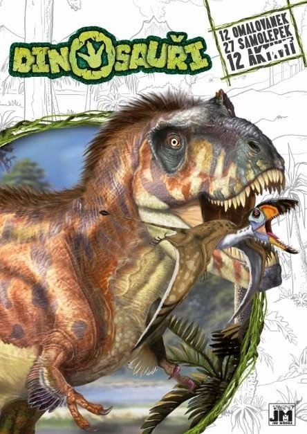 JIRI MODELS Pobarisanke z nalepkami – dinozavri