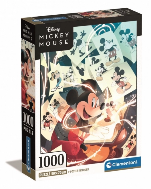 Sestavljanka 1000 kosov Kompaktna Mickey Mouse Praznovanje