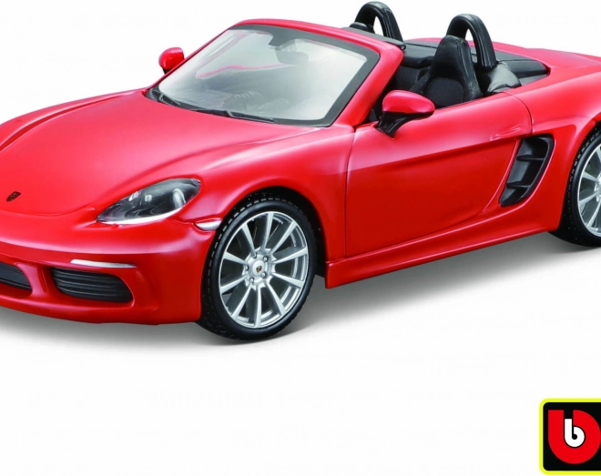 Model Bburago Porsche 718 Boxster oranžna 1:24