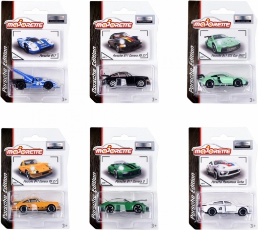 Majorette Porsche Premium Edition – kovinski avtomobilček 1:64 (mešanica modelov)