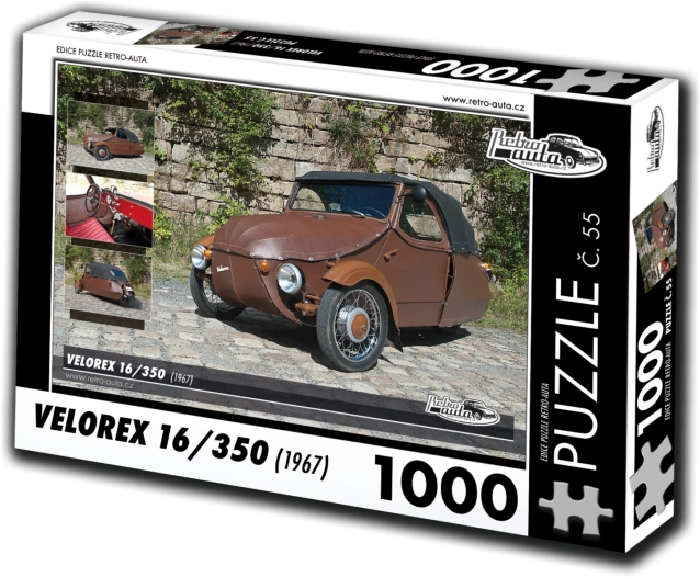 Sestavljanka RETRO-AUTA Velorex 16/350 (1967) – 1000 koščkov