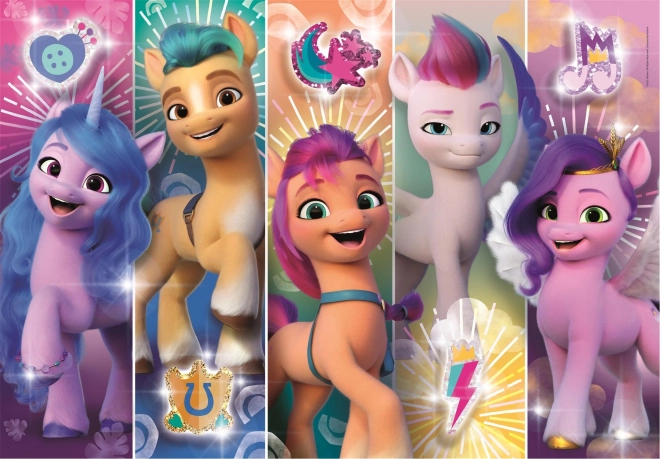 Sestavljanka 104 koščkov Super Color My Little Pony