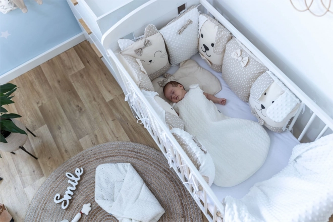 Komplet za posteljico Sleep Guardian 12-delni bež