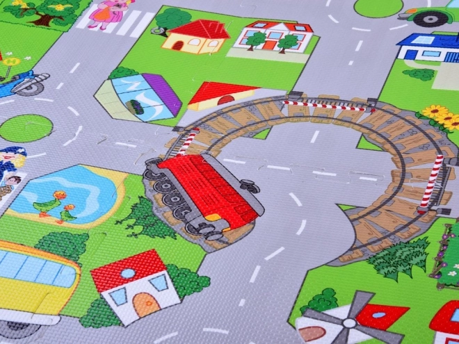 Pena podloga na ulici puzzle EVA ZA2510