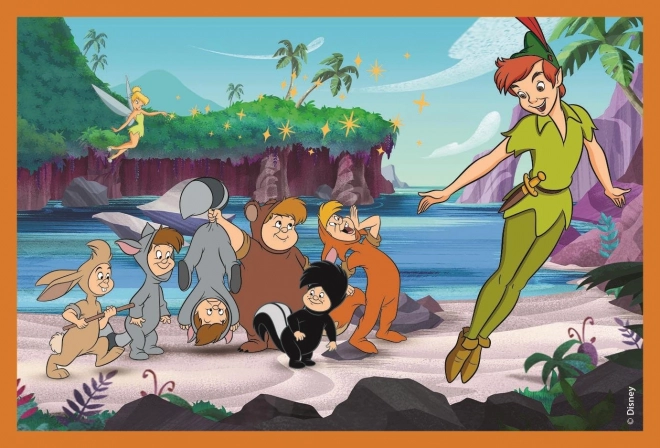 CLEMENTONI Slikovne kocke Disney klasika, 6 kock