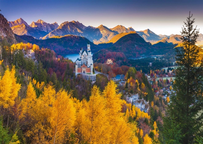 Sestavljanka Jesenski Neuschwanstein 1000 kosov SCHMIDT