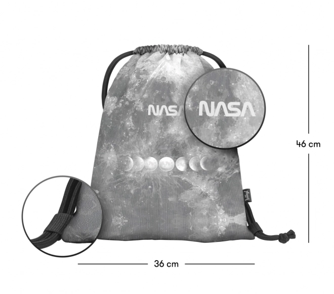 BAAGL 3 SET Skate NASA Grey: nahrbtnik, peresnica, vrečka