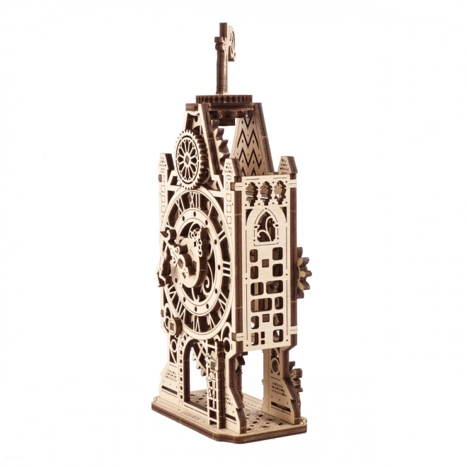 Ugears 3D lesene mehanske sestavljanke Ura stolp